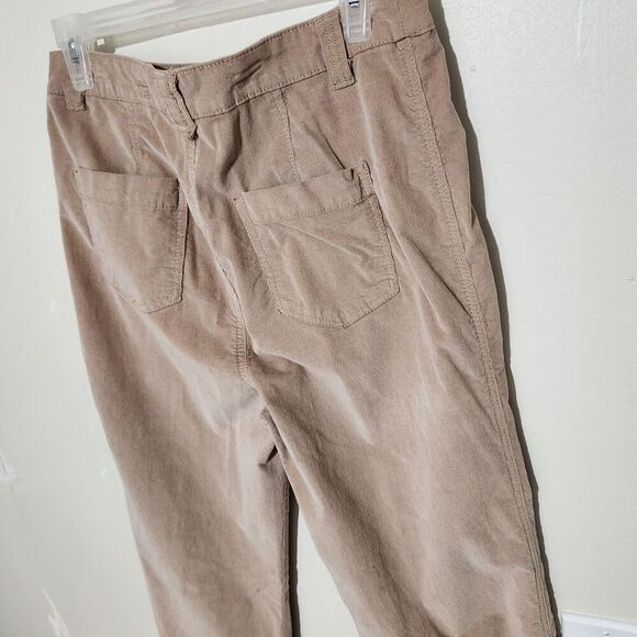 Marrakech Antropologie Corduroy Pants Size 8/29 Wide Leg Color Khaki.    B15 - Picture 4 of 12